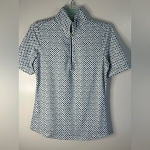 Fairway & Greene women White and Blue Casual Skirt. Size S